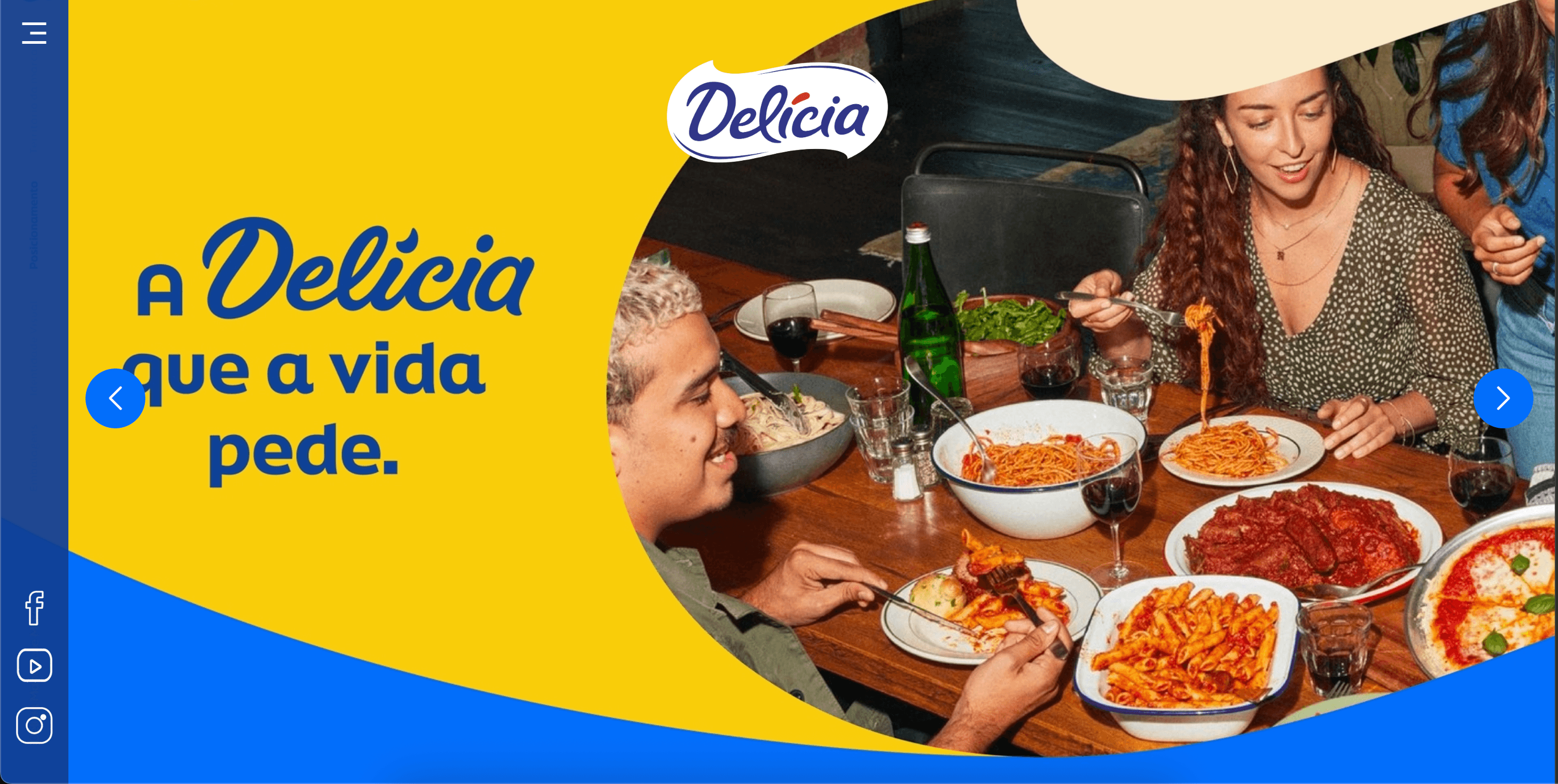 Site Institucional da Delicia